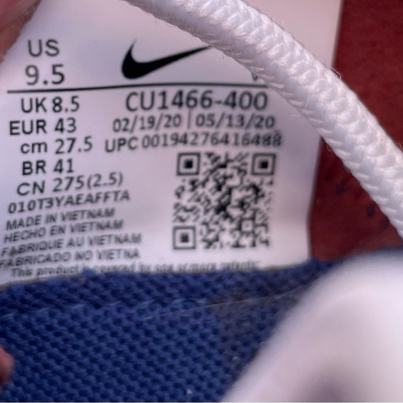 Nike React Element 55 Trainers - Men’s UK 8.5 EU 43 - CU1466-400 Coastal Blue - Picture 16 of 16